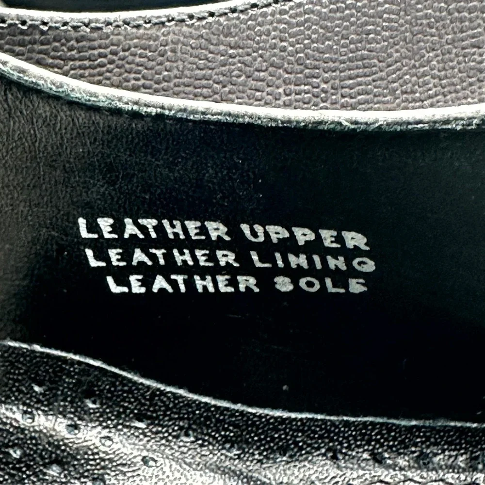 Paul Fredrick Italian Leather Monk Strap Dress‎ Shoes Black Textured 10M – & Box